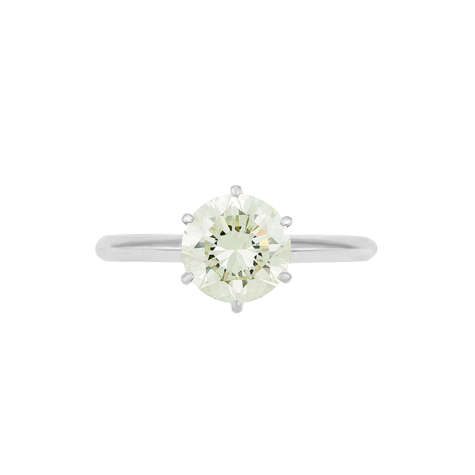 Кольцо из золота 585 пробы c бриллиантом, Л 2811 9228 за 290000