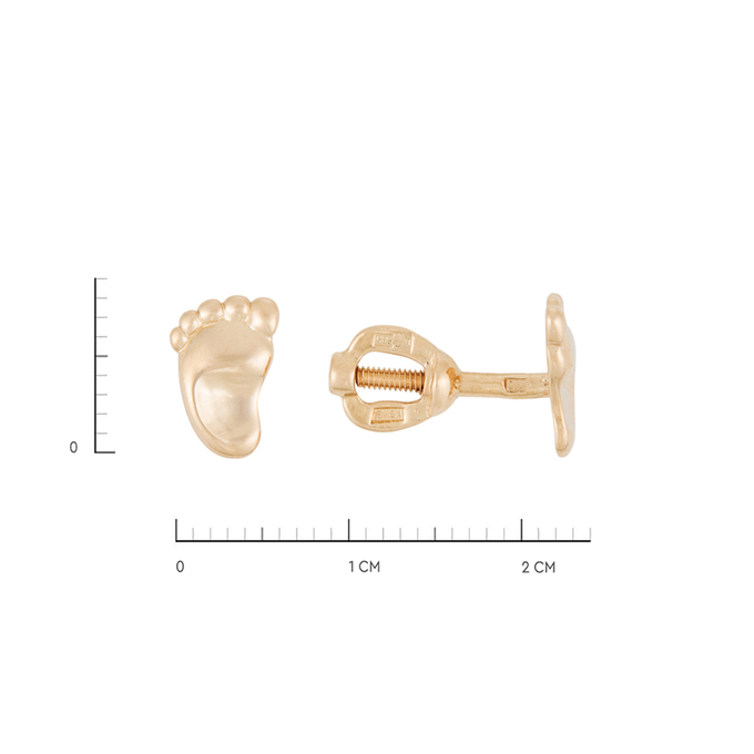 Серьги из золота 585 пробы, Л 4806 4502 за 9520