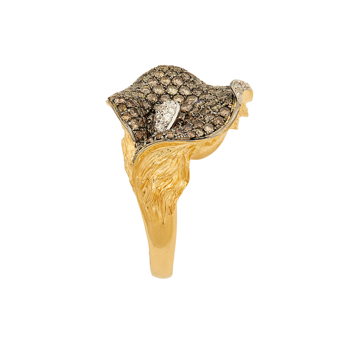 Кольцо из золота 750 пробы c бриллиантами, Л 2812 4187 за 276000