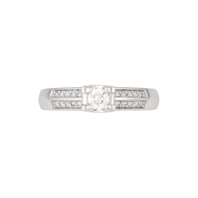 Кольцо из золота 585 пробы c бриллиантами, Л 2810 2268 за 51120