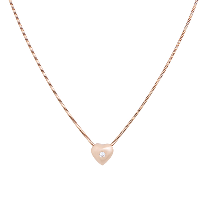 Колье из золота 585 пробы c бриллиантом, Л 2810 2087 за 61520