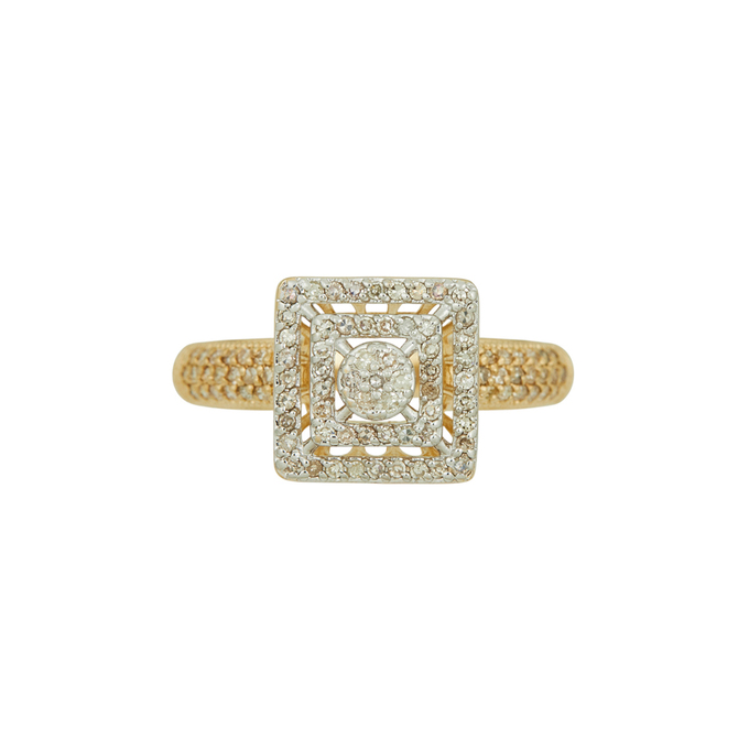 Кольцо из золота 585 пробы c бриллиантами, Л 1911 2697 за 27000