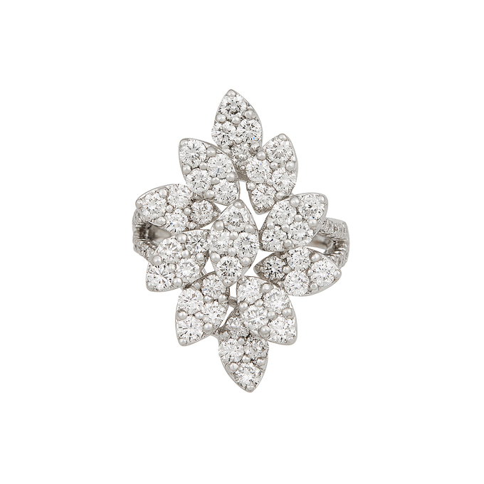 Кольцо из золота 750 пробы c бриллиантами, Л 2812 4247 за 280000