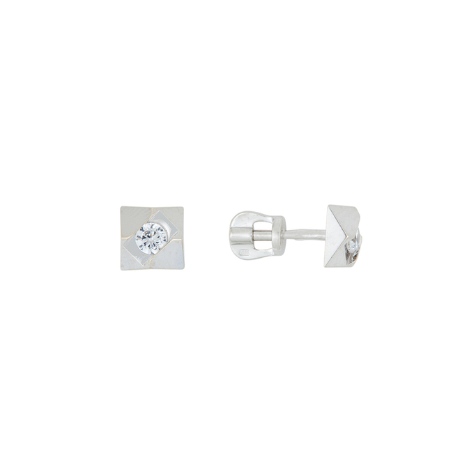 Серьги из золота 585 пробы c фианитами, Л 4106 8562 за 15440