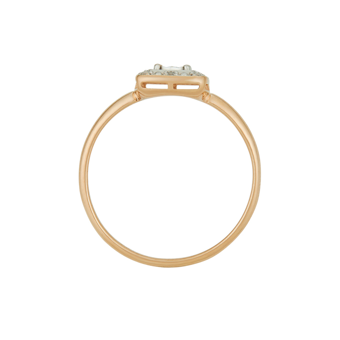 Кольцо из золота 585 пробы c бриллиантами, Л 4306 6631 за 18800