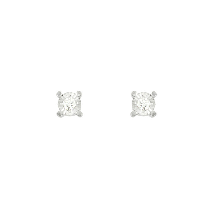 Серьги из золота 585 пробы с бриллиантами, Ц О007 4988 за 12000