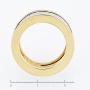 Кольцо из комбинированного золота 750 пробы c 80 бриллиантами Л54040575 фото 4