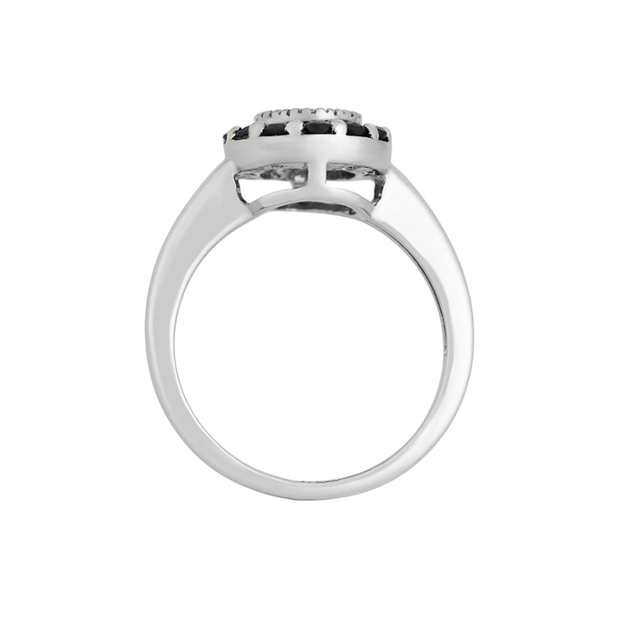 Кольцо из золота 585 пробы c сапфирами и бриллиантами, Л 2811 6919 за 43500