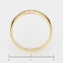 Кольцо из комбинированного золота 750 пробы c 7 бриллиантами Л62007587 фото 4