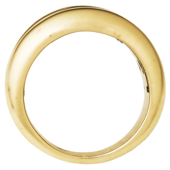 Кольцо из желтого золота 585 пробы c 10 бриллиантами, Л24138779 за 99000