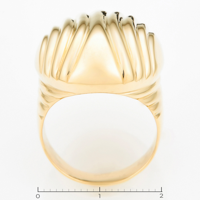 Кольцо из желтого золота 750 пробы