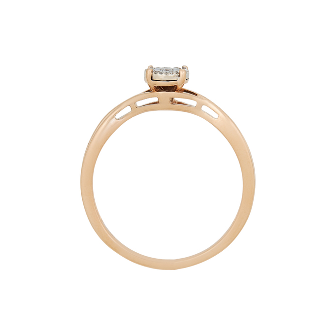 Кольцо из золота 585 пробы c бриллиантами, Л 0403 6530 за 30320