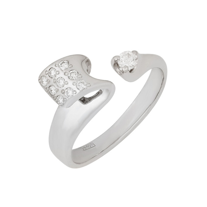 Кольцо из золота 585 пробы c бриллиантами, Л 2314 5972 за 64900