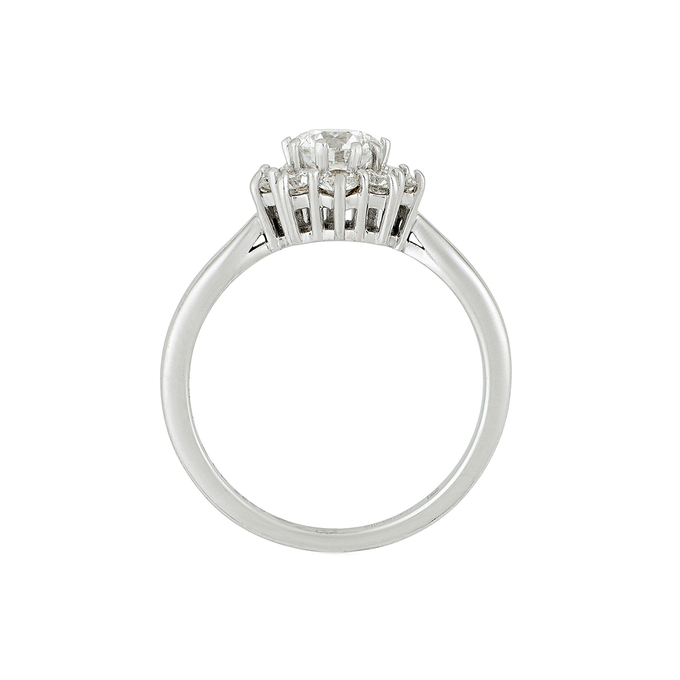 Кольцо из золота 585 пробы c бриллиантами, Л 1811 8709 за 250000