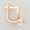Серьги из золота 585 пробы c фианитами