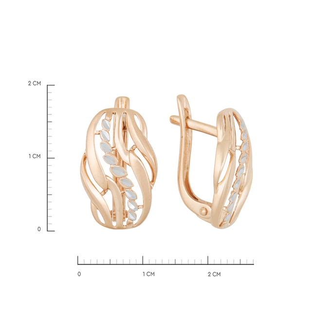 Серьги из золота 585 пробы, Л 3705 9774 за 23360