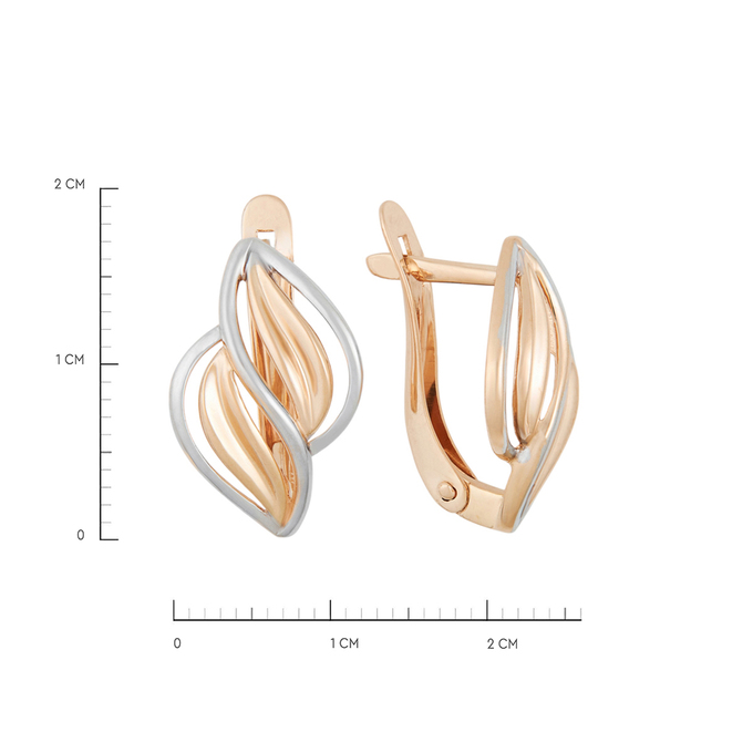 Серьги из золота 585 пробы