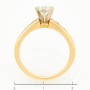Кольцо из комбинированного золота 585 пробы c 7 бриллиантами Л06106704 фото 4