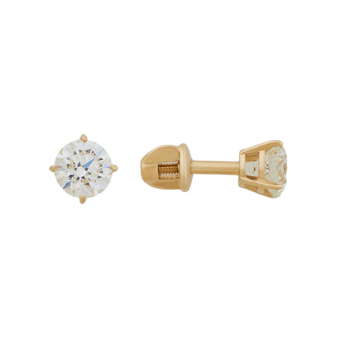 Серьги из золота 585 пробы с бриллиантами, Ц О007 4780 за 230000