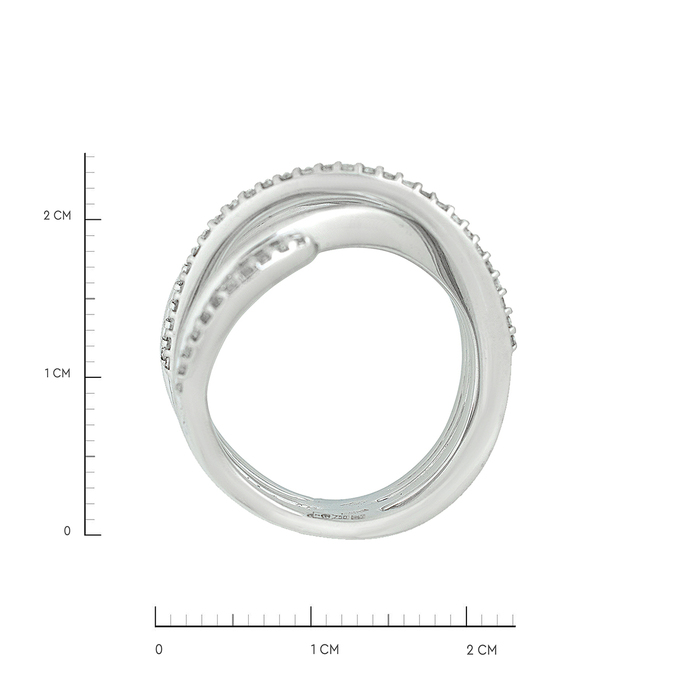 Кольцо из золота 750 пробы c бриллиантами, Л 0515 0478 за 112450