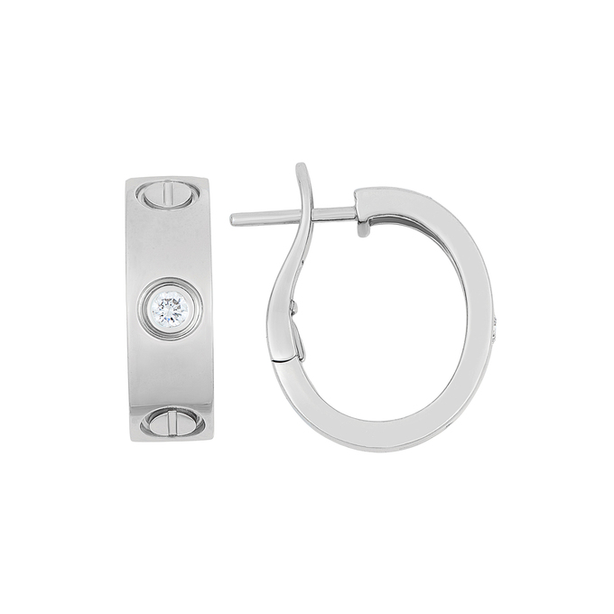 Серьги из золота 750 пробы c бриллиантами, Л 1909 8450 за 170000