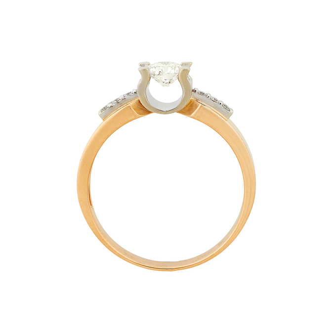 Кольцо из золота 585 пробы c бриллиантами, Л 2812 3802 за 224000