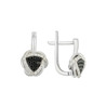 Серьги из золота 585 пробы с бриллиантами