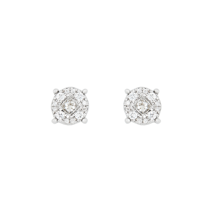 Серьги из золота 585 пробы c бриллиантами, К 0000 3299 за 40800