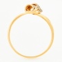 Кольцо из комбинированного золота 585 пробы c 27 бриллиантами Л35058747 фото 3