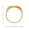 Кольцо из золота 585 пробы c бриллиантом