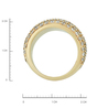 Кольцо из золота 585 пробы c бриллиантами