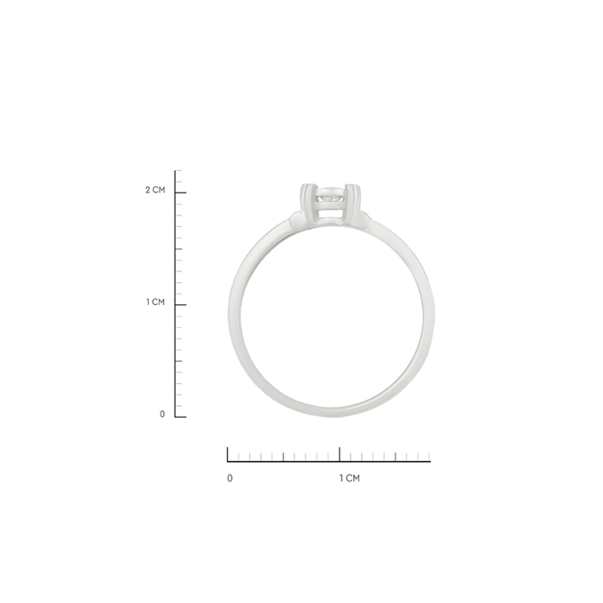Кольцо из золота 585 пробы c бриллиантами, Л 2811 9294 за 33200