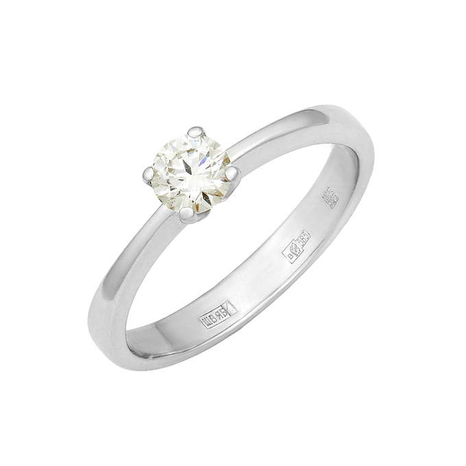 Кольцо из золота 585 пробы c бриллиантом, Л 2811 7744 за 49000