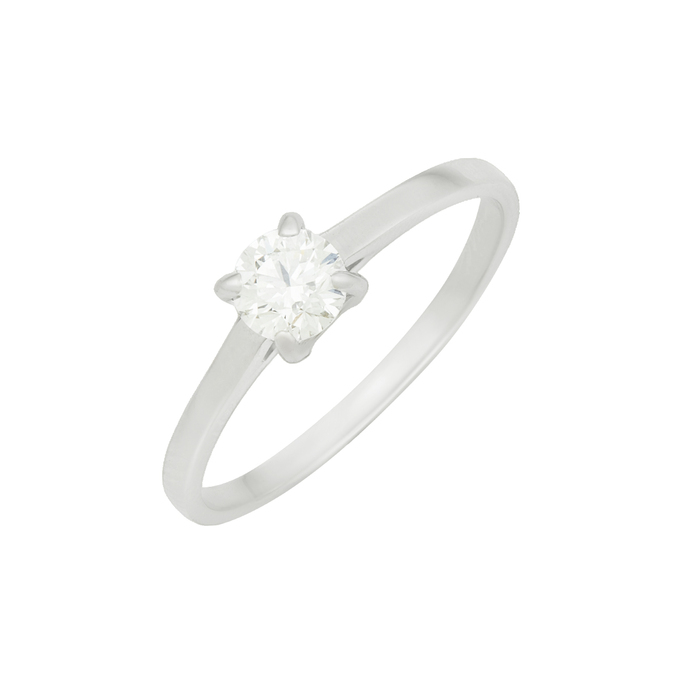 Кольцо из золота 585 пробы c бриллиантом, Л 2811 3413 за 122320