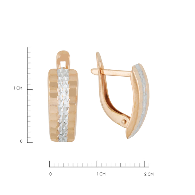 Серьги из золота 585 пробы