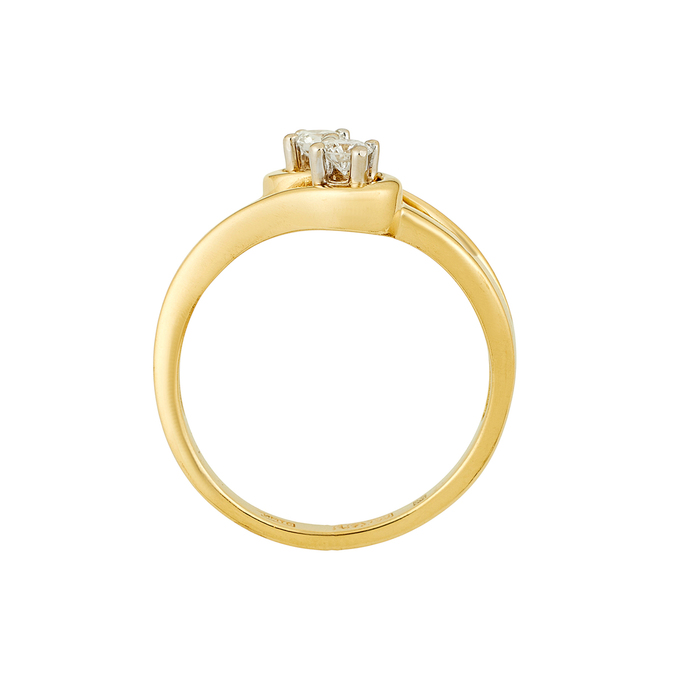 Кольцо из золота 750 пробы c бриллиантами, Л 2811 9204 за 90320