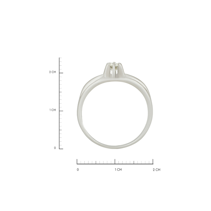 Кольцо из золота 585 пробы c бриллиантом, Л 1911 9800 за 57000