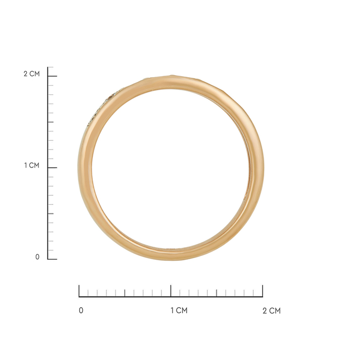 Кольцо из золота 585 пробы c бриллиантами, Л 3209 1420 за 43200