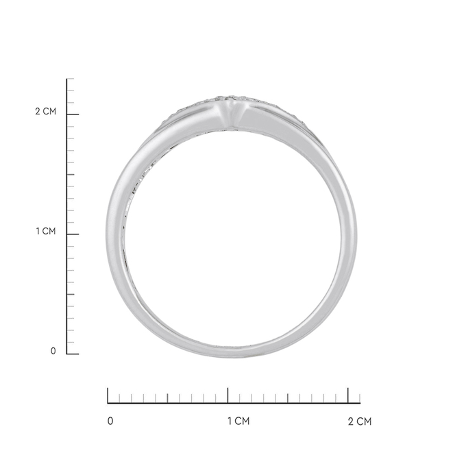 Кольцо из золота 585 пробы c бриллиантами, Л 2509 0256 за 32000