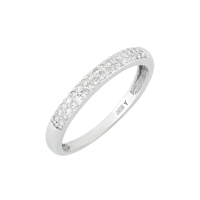 Кольцо из золота 585 пробы c бриллиантами, Л 4508 3764 за 20400