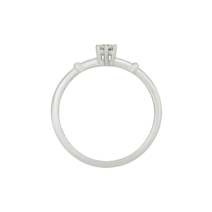 Кольцо из золота 585 пробы c бриллиантом, Л 6302 5229 за 20720