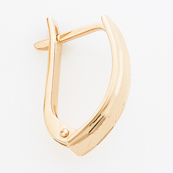 Серьги из красного золота 585 пробы
