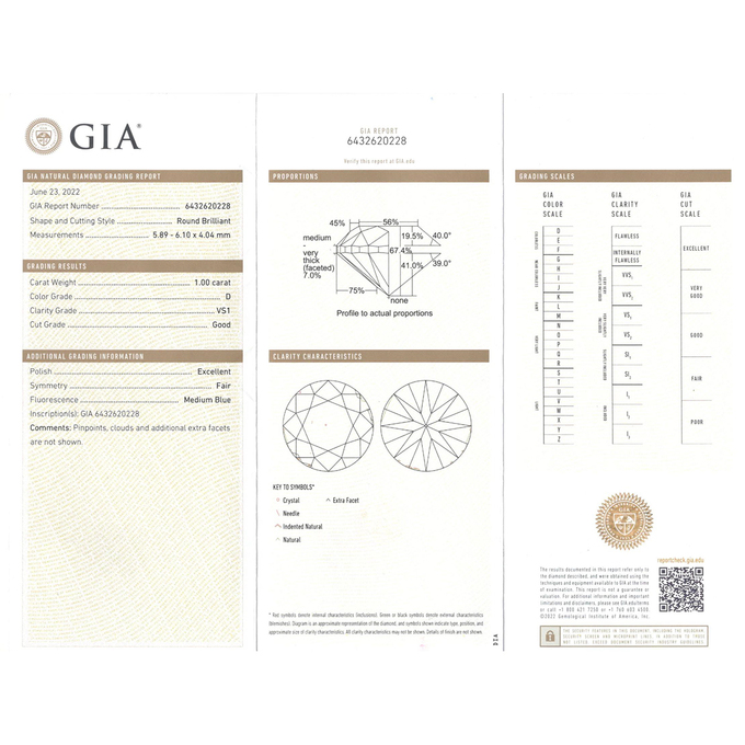 Кольцо из золота 585 пробы c бриллиантом, Л 2812 3740 за 485000