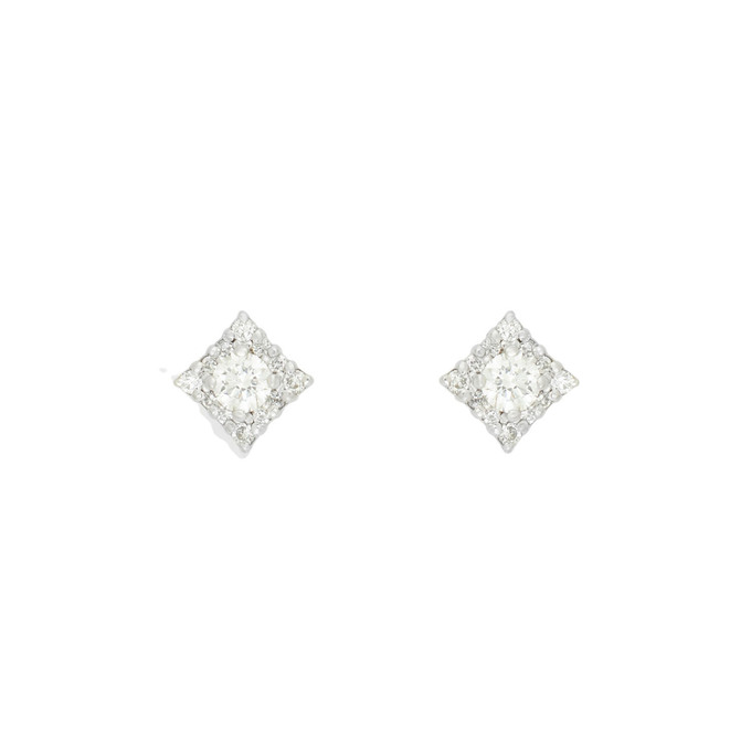 Серьги из золота 585 пробы с бриллиантами, Л 2813 4690 за 45000