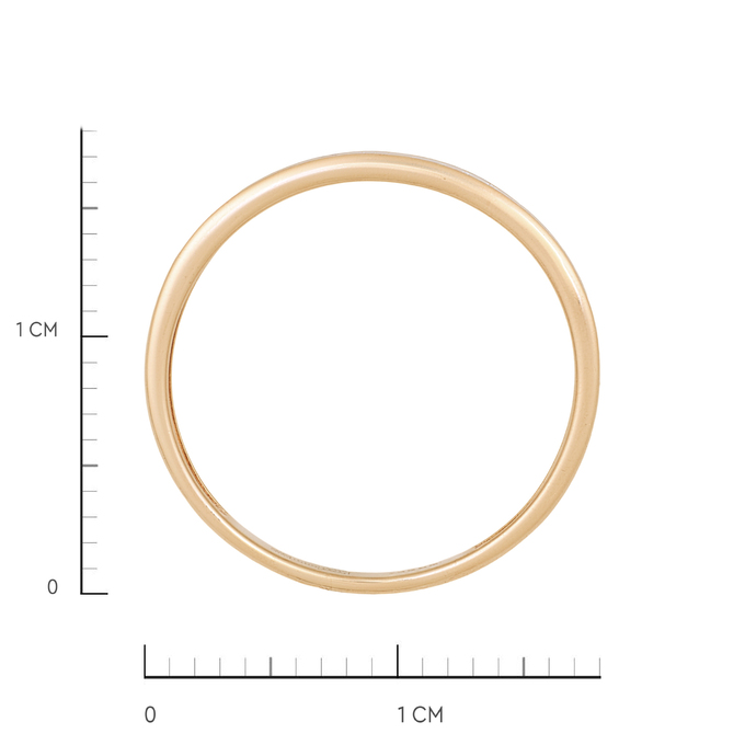 Кольцо из золота 585 пробы c бриллиантами, Л 2812 2692 за 31200