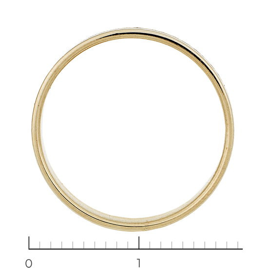 Кольцо из комбинированного золота 585 пробы c 19 бриллиантами, Л19110351 за 12250