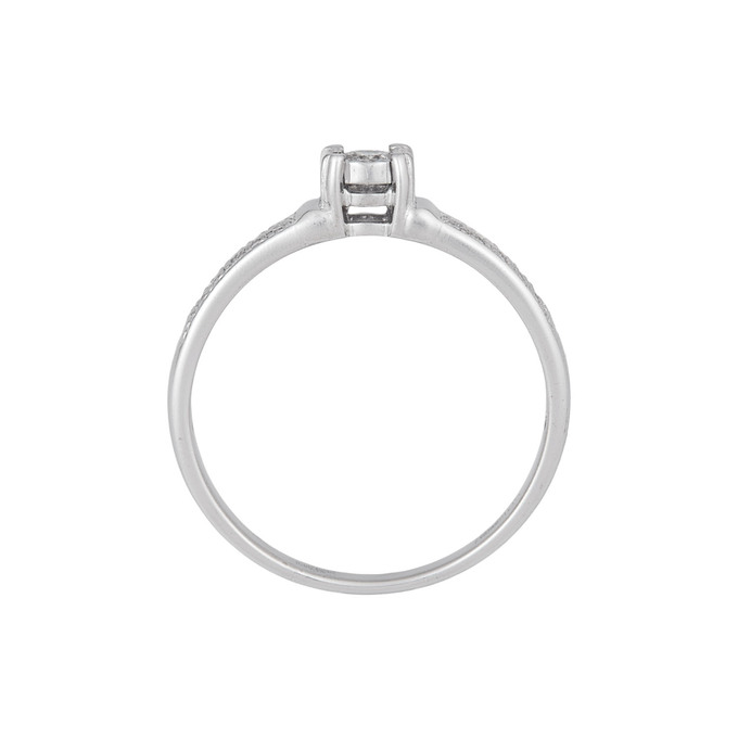 Кольцо из золота 585 пробы c бриллиантами, Л 7601 7839 за 26000