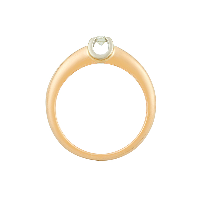 Кольцо из золота 585 пробы c бриллиантом, Л 2415 4333 за 55040