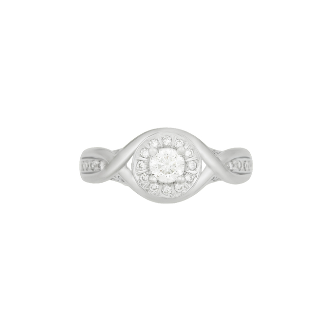 Кольцо из золота 585 пробы c бриллиантами, Л 4506 9093 за 55000