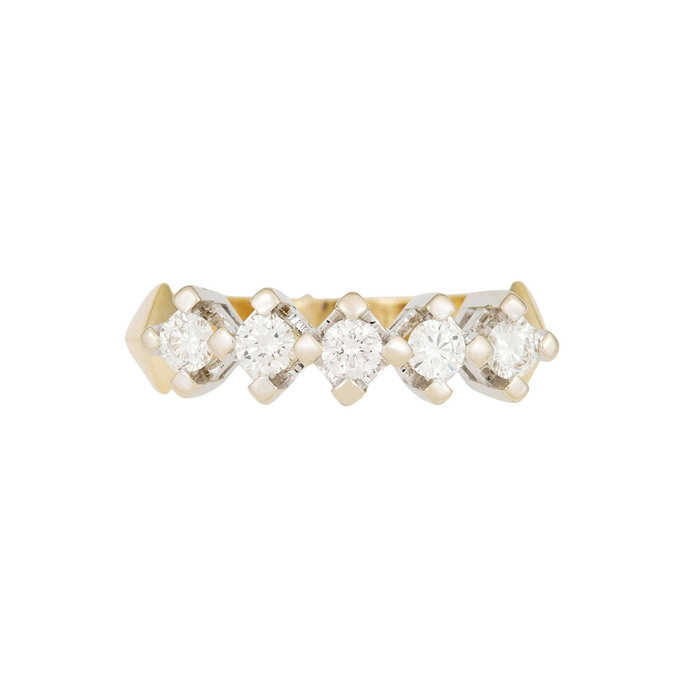 Кольцо из золота 585 пробы c бриллиантами, Л 2415 5049 за 50500